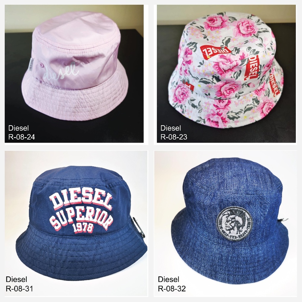 Diesel Kids Size Girls Floral Bucket Hat